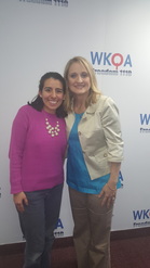 Dr. Christine Bacon with her guest Erika Garcia